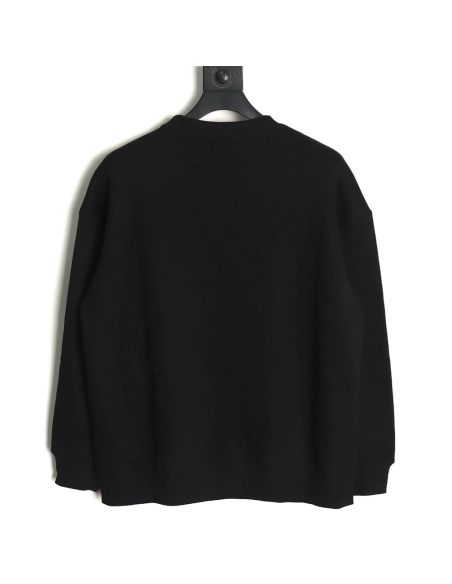 WE11 DONE Lightning Letters Crewneck Sweatshirt TSK1,Cheap Replica Reps We11done