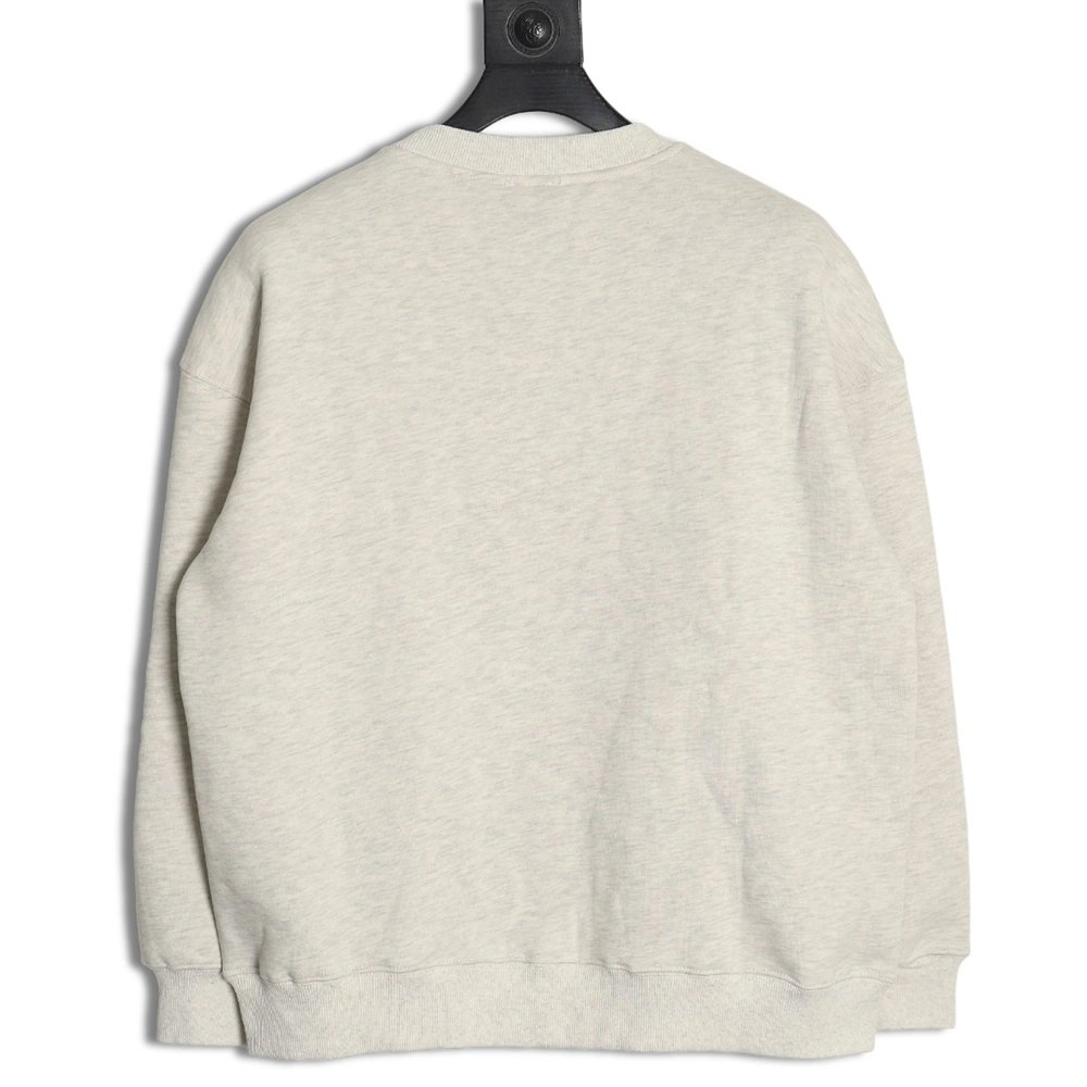 WE11 DONE Lightning Letters Crewneck Sweatshirt,Cheap Replica Reps We11done