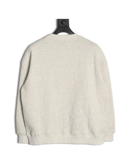 WE11 DONE Lightning Letters Crewneck Sweatshirt,Cheap Replica Reps We11done