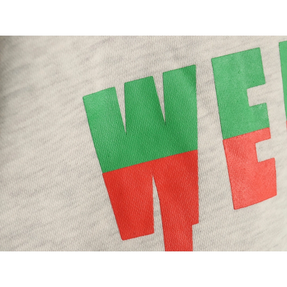 WE11 DONE Lightning Letters Crewneck Sweatshirt,Cheap Replica Reps We11done