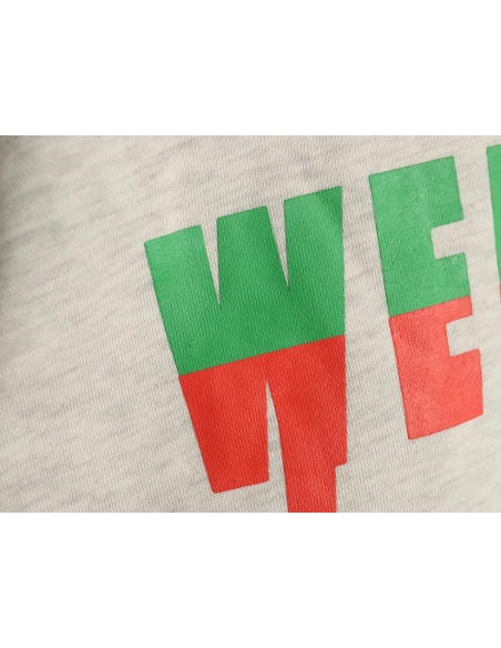 WE11 DONE Lightning Letters Crewneck Sweatshirt,Cheap Replica Reps We11done