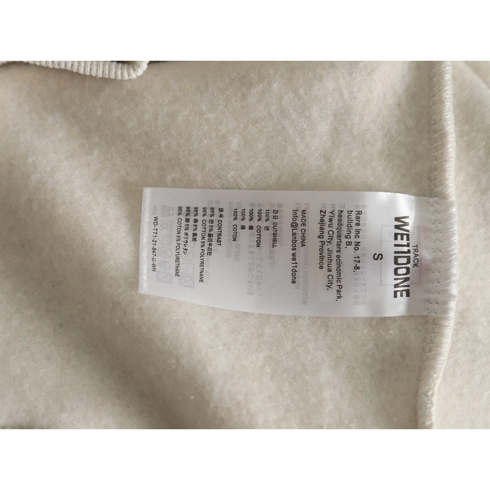 WE11 DONE Lightning Letters Crewneck Sweatshirt,Cheap Replica Reps We11done