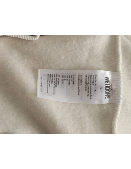 WE11 DONE Lightning Letters Crewneck Sweatshirt,Cheap Replica Reps We11done