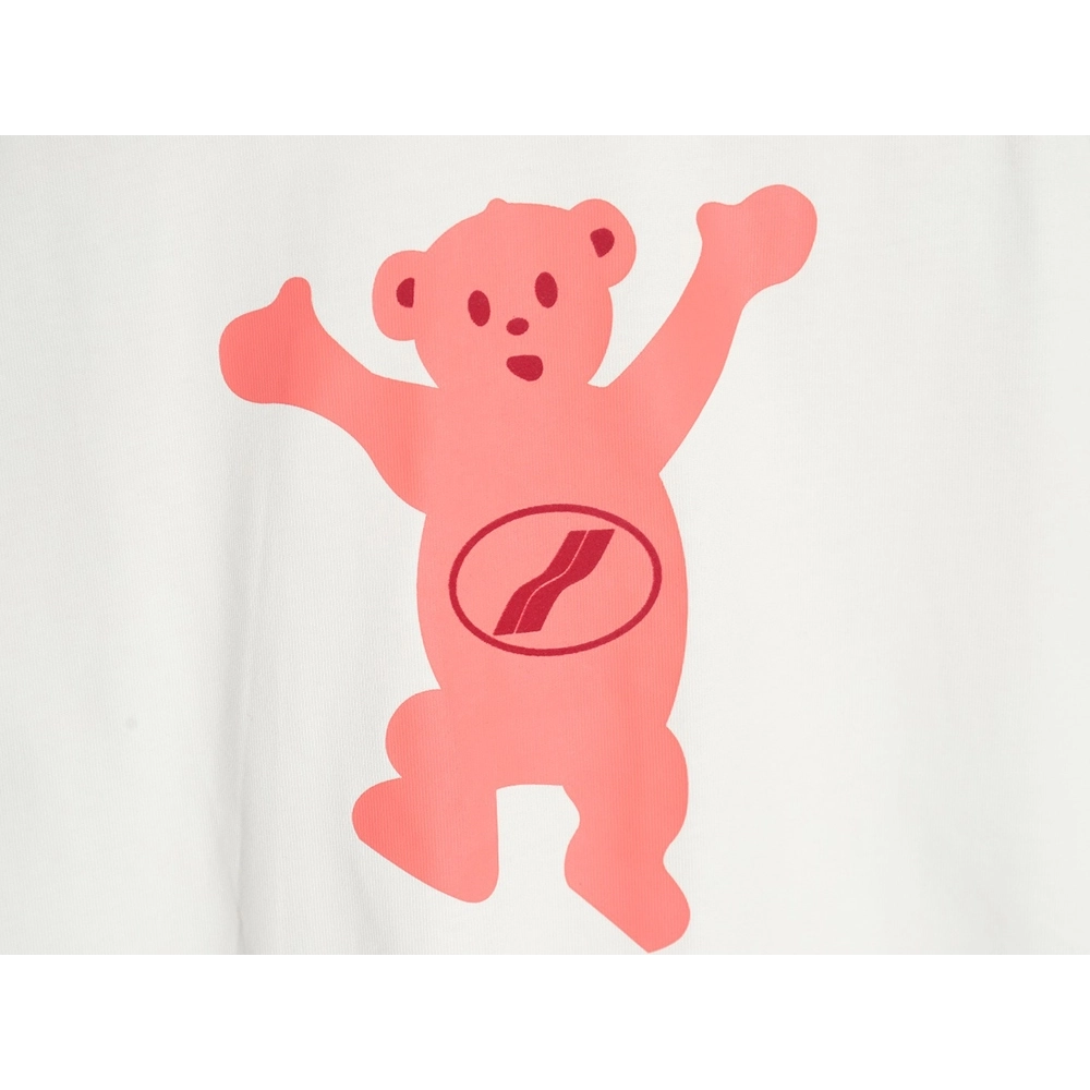 We11done Raising Hand Bear Colorblock Long Sleeve,Cheap Replica Reps We11done