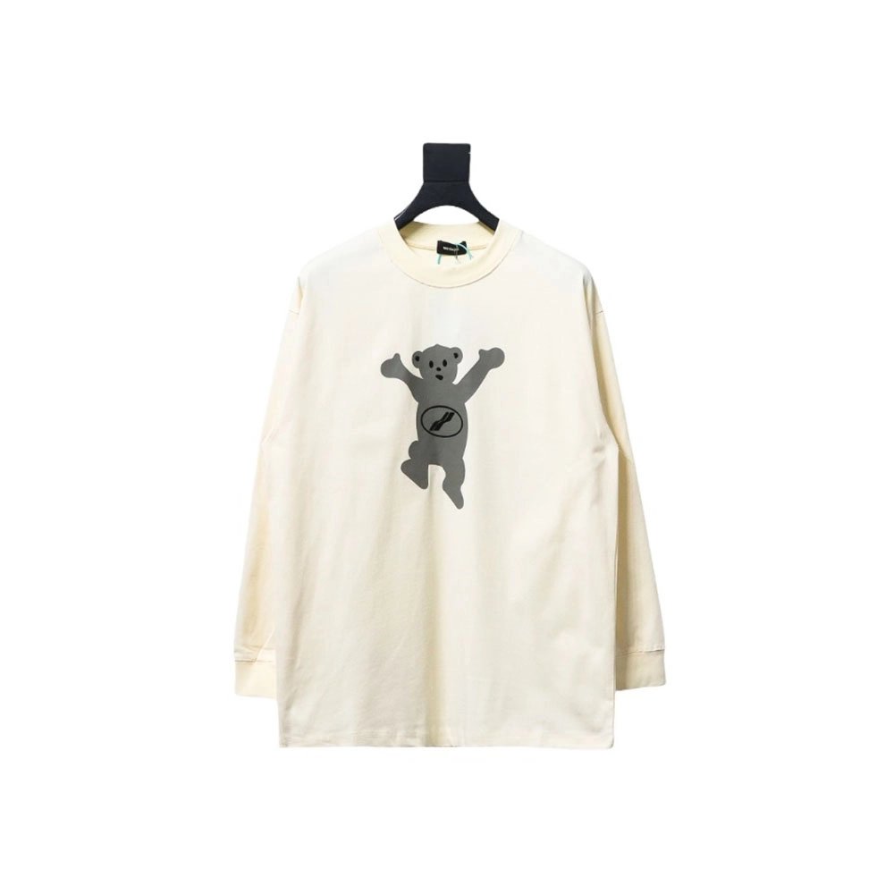 We11 Done Doublesided cute bear print long sleeves SK1,Cheap Replica Reps We11done