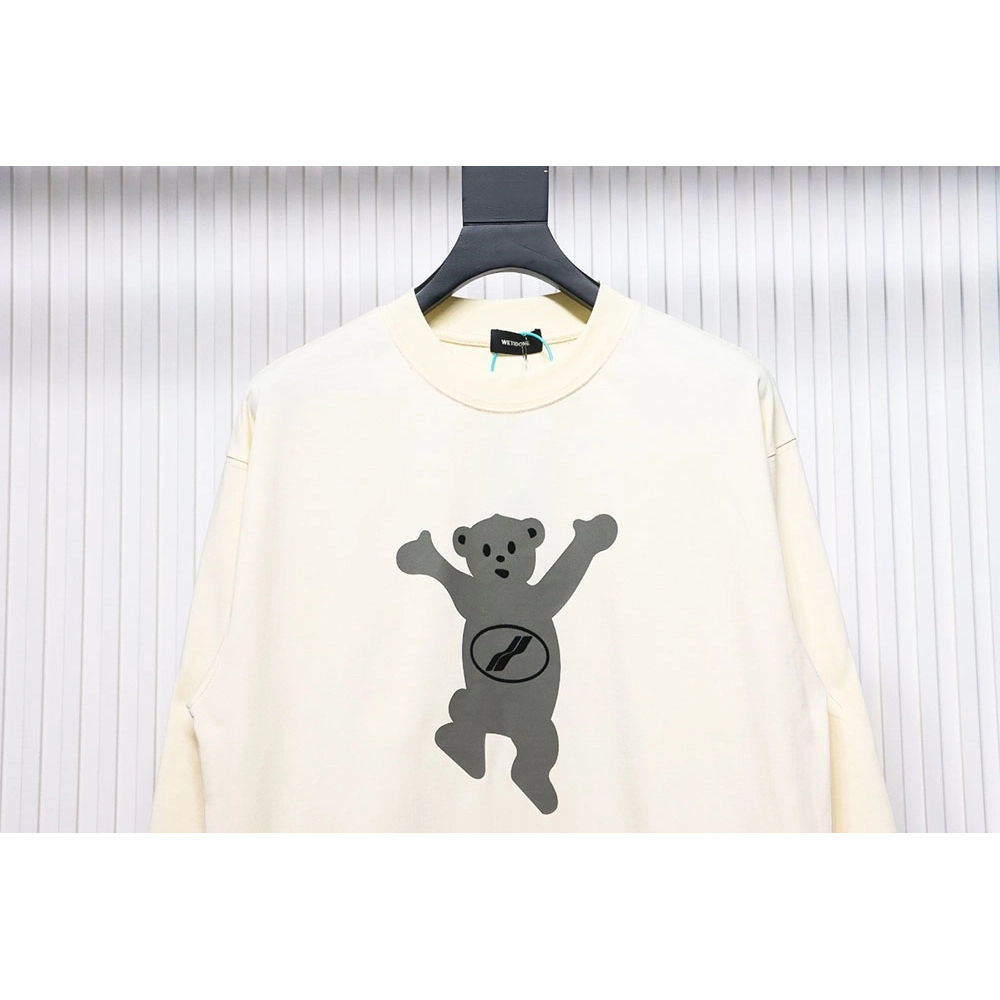 We11 Done Doublesided cute bear print long sleeves SK1,Cheap Replica Reps We11done