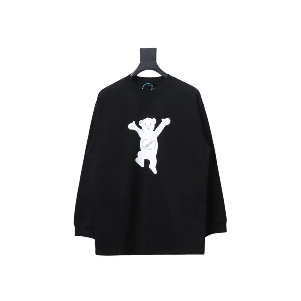 We11 Done Doublesided cute bear print long sleeves,Cheap Replica Reps We11done