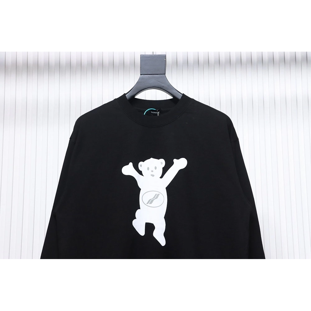 We11 Done Doublesided cute bear print long sleeves,Cheap Replica Reps We11done