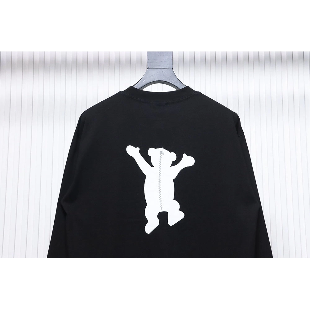 We11 Done Doublesided cute bear print long sleeves,Cheap Replica Reps We11done