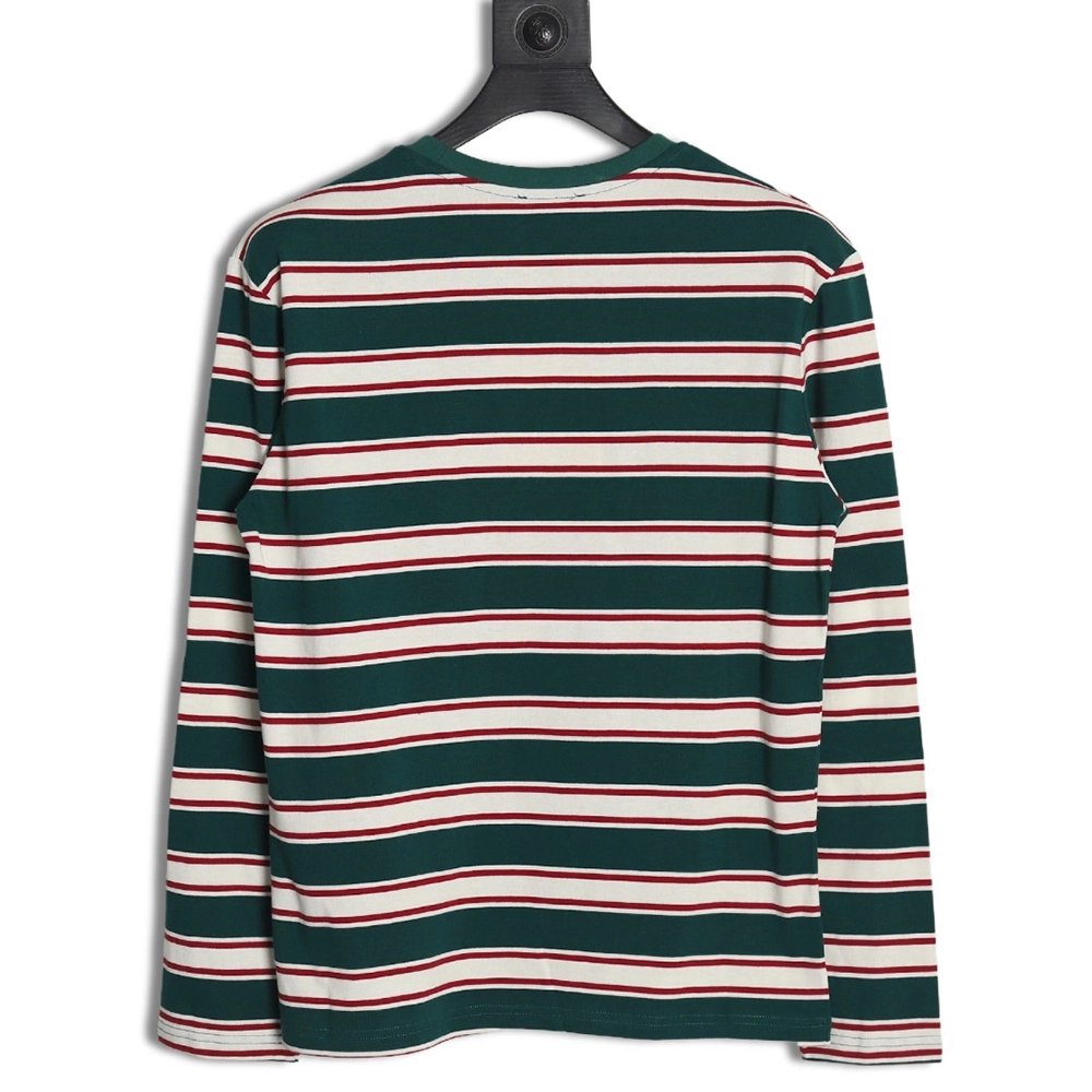 Miu Miu striped pocket longsleeved Tshirt TSK1,Cheap Replica Reps Miu Miu