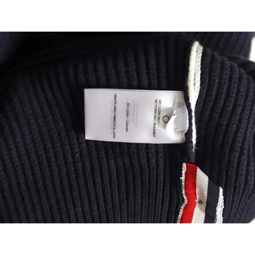 Thom Browne striped color block crew neck sweater TSK2,Cheap Replica Reps Thom Browne