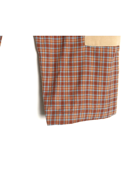 Acne Studios patchwork check longsleeved shirt,Cheap Replica Reps Acne Studios