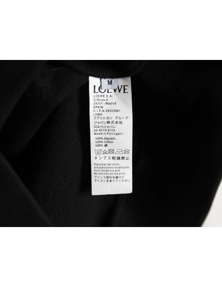 Loewe hooded sweatshirt with embossed logo on chest and leather pockets TSK1,Cheap Replica Reps Loewe