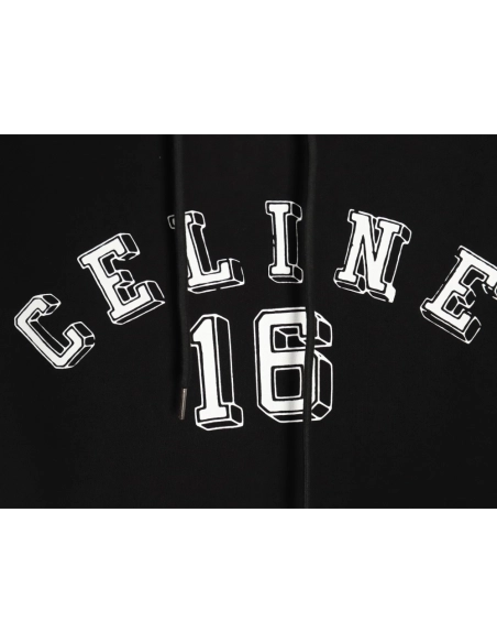 Celine Letter Print Hoodie,Cheap Replica Reps Celine