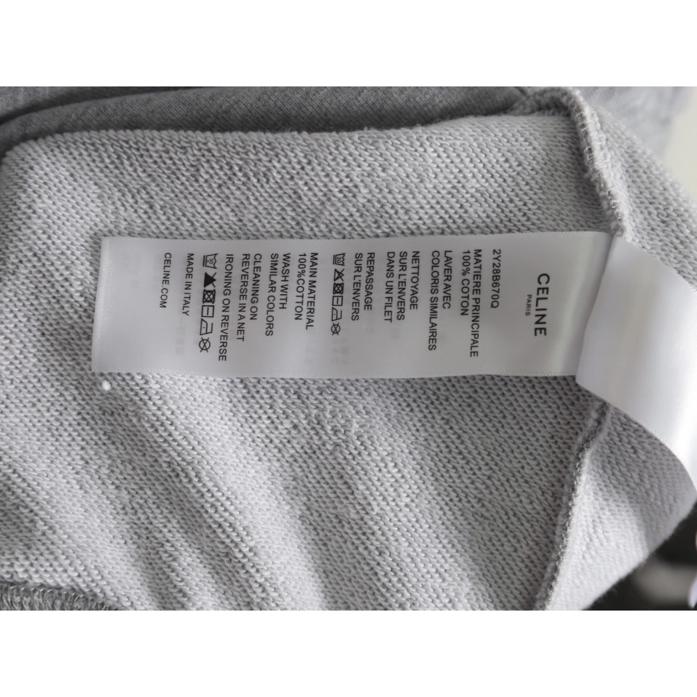 Celine Basic Lettering Zipper Hoodie,Cheap Replica Reps Celine