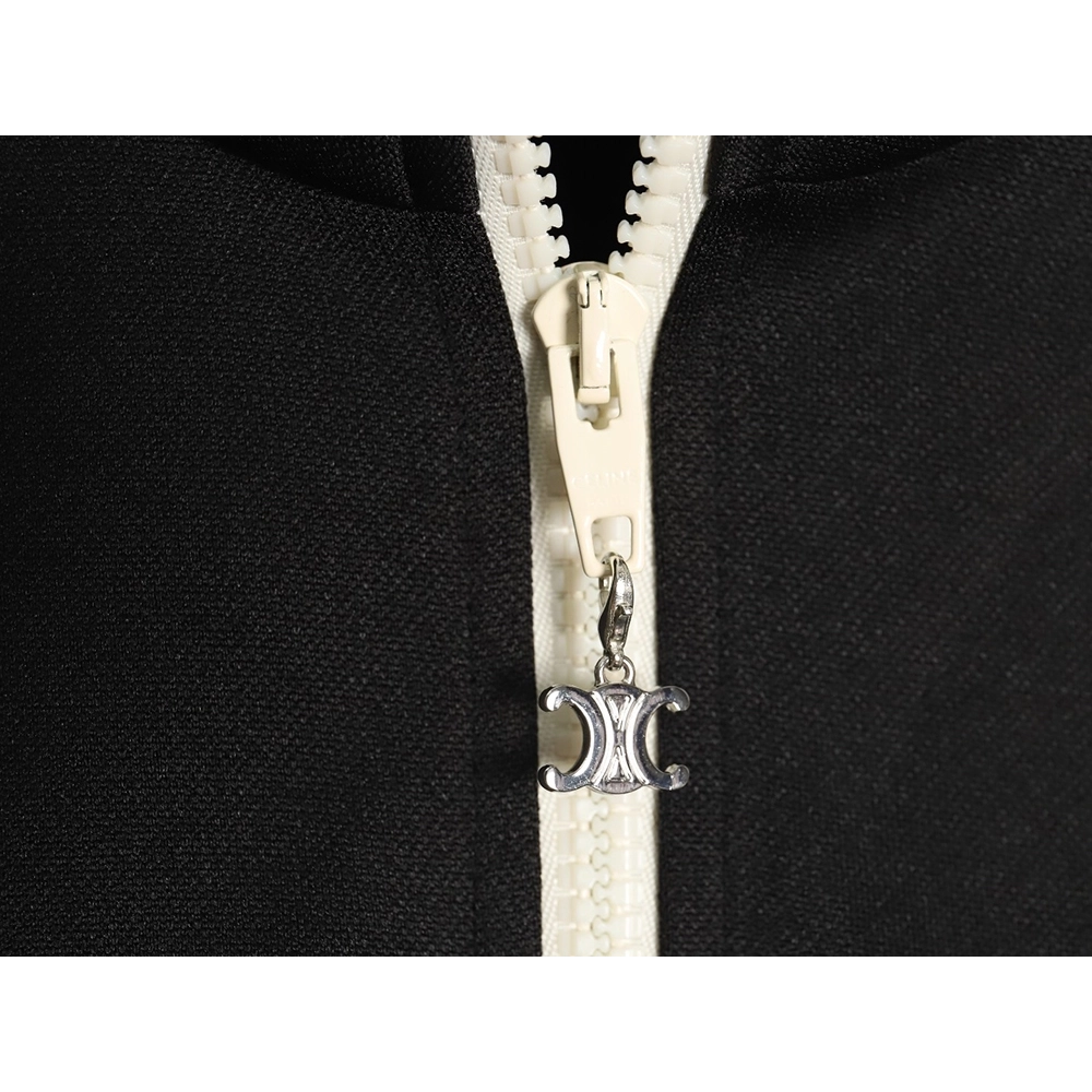 Celine Arc de Triomphe embroidered ribbon jacket,Cheap Replica Reps Celine