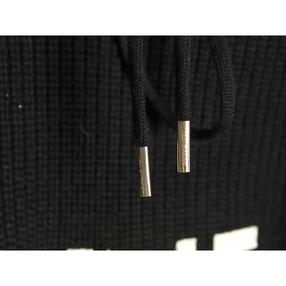 Celine felt lettering hooded sweater TSK1,Cheap Replica Reps Celine