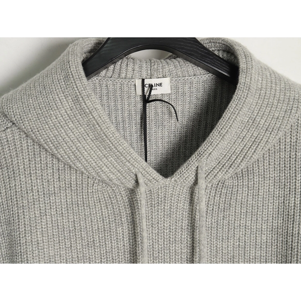 Celine felt lettering hooded sweater,Cheap Replica Reps Celine