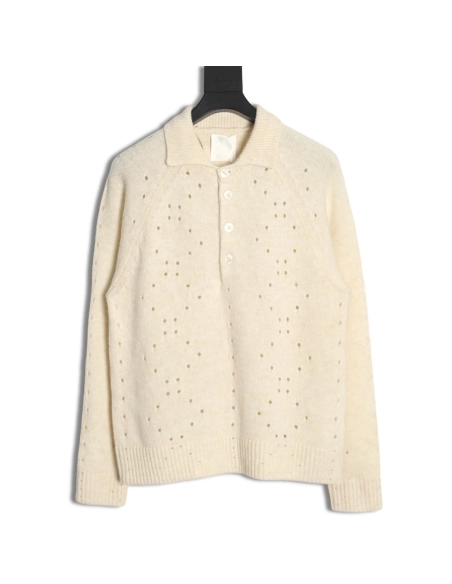 Givenchy cutout wool lapel sweater SL,Cheap Replica Reps Givenchy