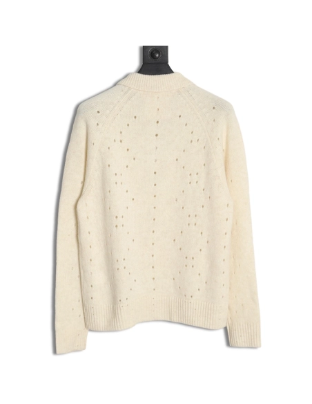 Givenchy cutout wool lapel sweater SL,Cheap Replica Reps Givenchy