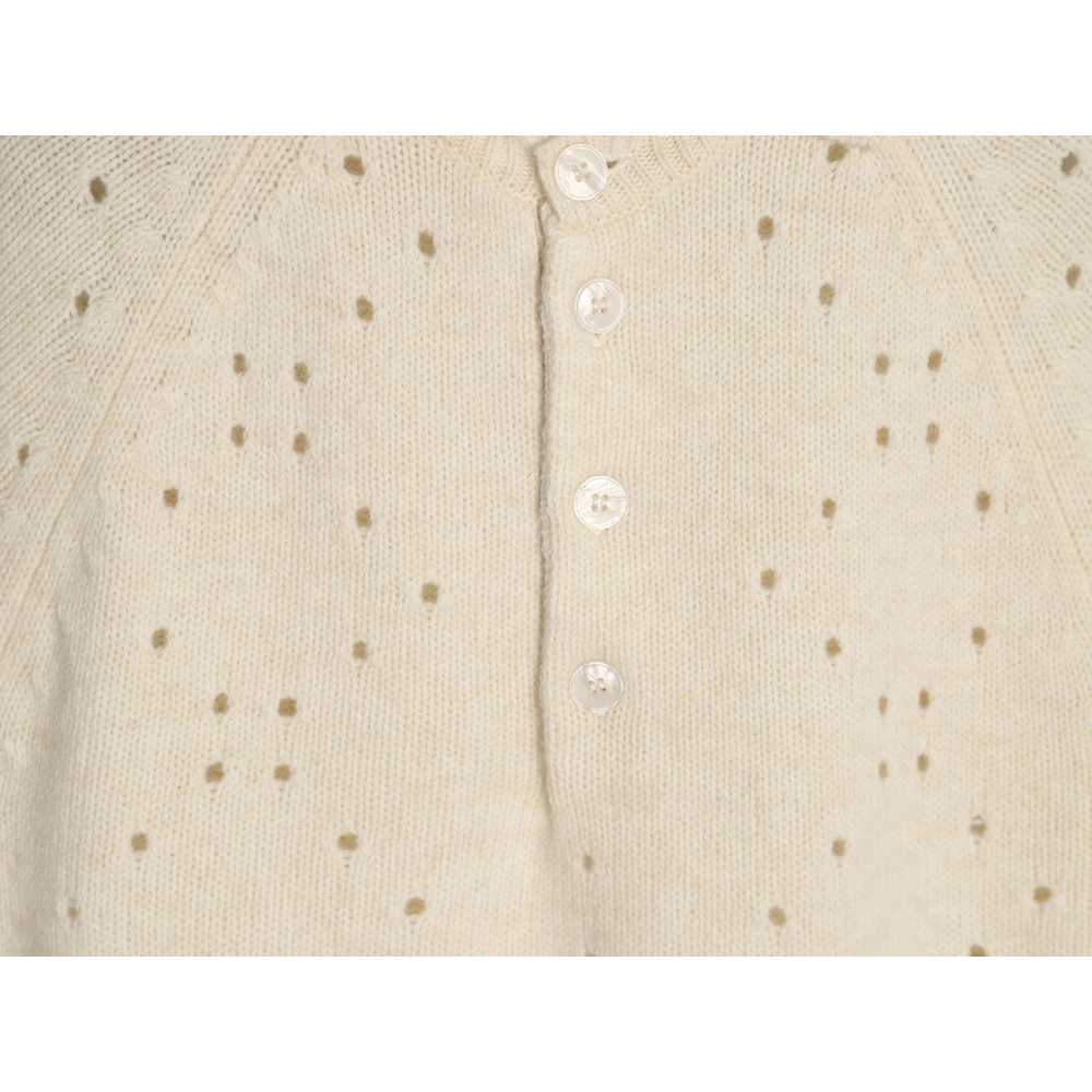 Givenchy cutout wool lapel sweater SL,Cheap Replica Reps Givenchy