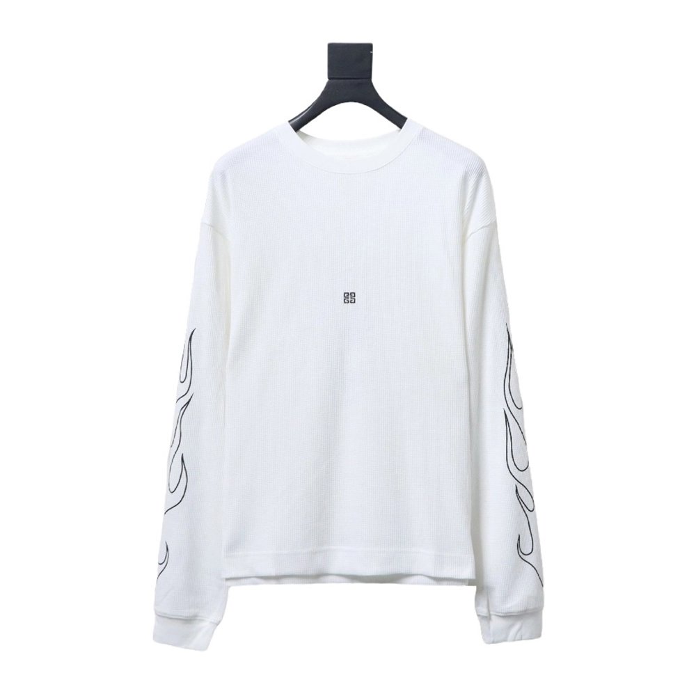 Givenchy Dragon Year Limited Edition Waffle Long Sleeve Tshirt TSK1,Cheap Replica Reps Givenchy