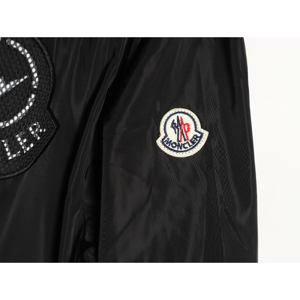 Moncler embroidered sticker nylon zipup sun protection jacket,Cheap Replica Reps Moncler