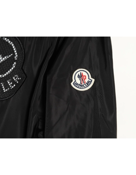Moncler embroidered sticker nylon zipup sun protection jacket,Cheap Replica Reps Moncler