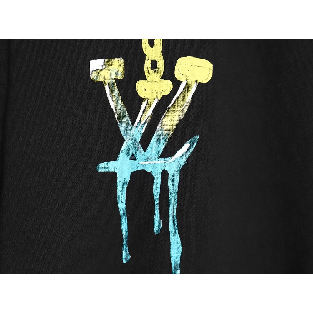 Louis Vuitton Gradient Necklace Pendant Print Sweatshirt TSK1,Cheap Replica Reps Louis Vuitton