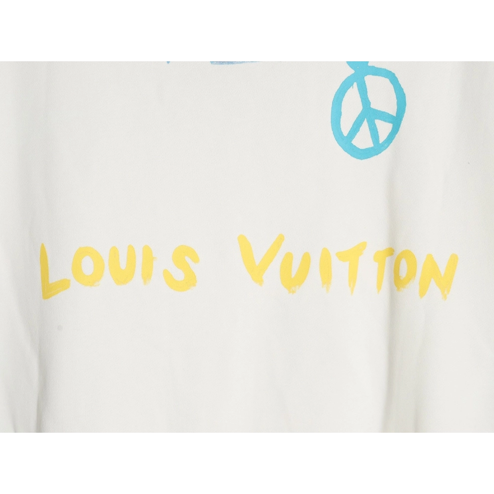 Louis Vuitton Gradient Necklace Pendant Print Sweatshirt,Cheap Replica Reps Louis Vuitton