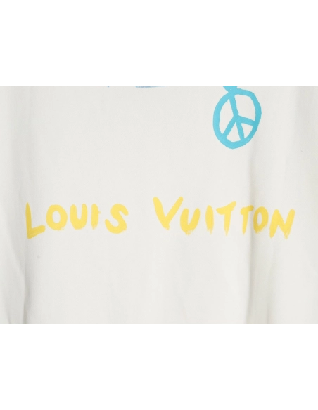 Louis Vuitton Gradient Necklace Pendant Print Sweatshirt,Cheap Replica Reps Louis Vuitton