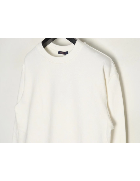 Louis Vuitton all over print monogram flocked round neck sweatshirt,Cheap Replica Reps Louis Vuitton
