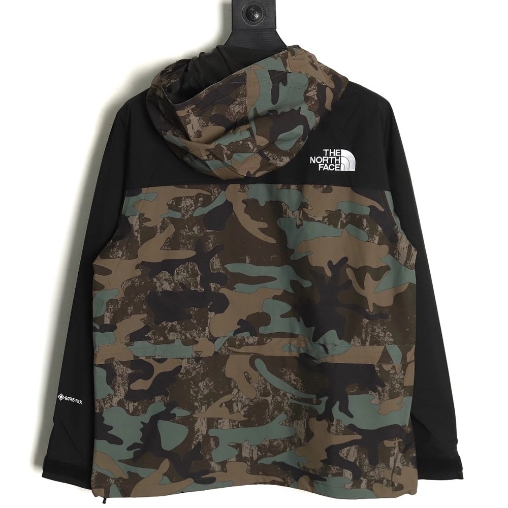 The North Face Logo Print Hooded Camouflage Jacket,Cheap Replica Reps The North Face