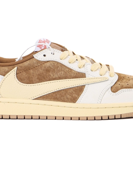 Travis Scott x Air Jordan 1 Low OG Sail Shy Pink DM7866-106,AIR JORDAN 1 LOW,Air Jordan