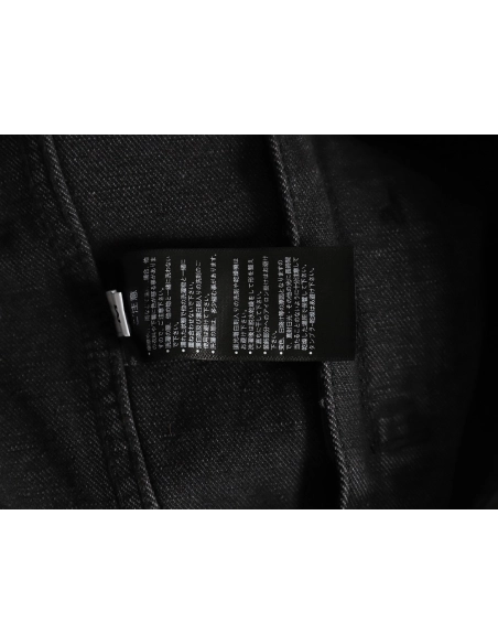 Balenciaga Crown rhinestone denim jacket,Cheap Replica Reps Balenciaga