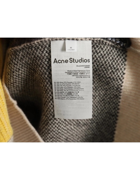 Acne studios panelled crew neck sweater,Cheap Replica Reps Acne Studios
