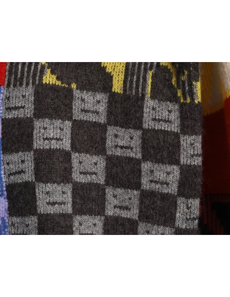 Acne studios panelled crew neck sweater,Cheap Replica Reps Acne Studios