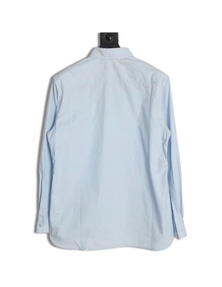 Burberry signature embroidered long sleeve shirt,Cheap Replica Reps Burberry