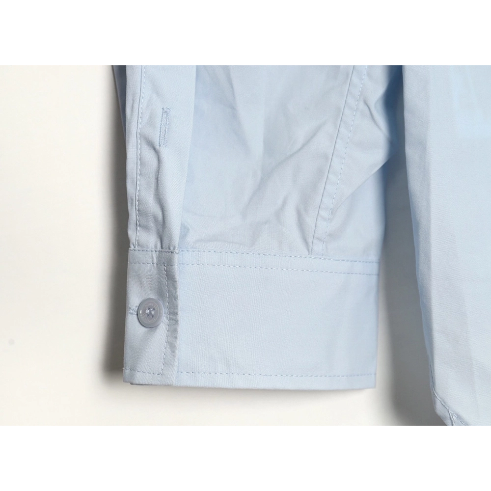 Burberry signature embroidered long sleeve shirt,Cheap Replica Reps Burberry