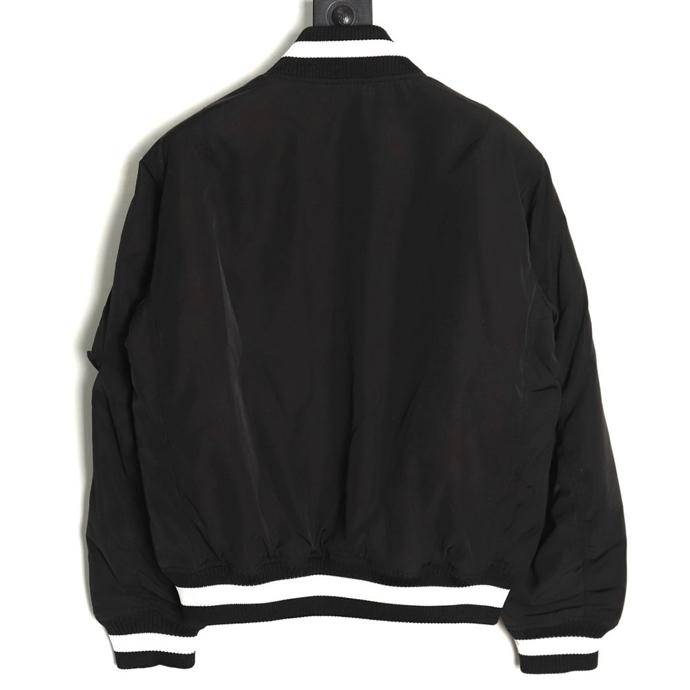 Burberry BT logo thin cotton bomber jacket,Cheap Replica Reps Burberry