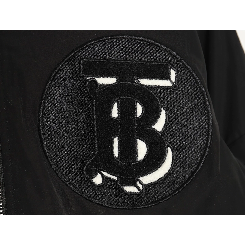 Burberry BT logo thin cotton bomber jacket,Cheap Replica Reps Burberry