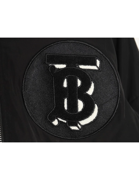 Burberry BT logo thin cotton bomber jacket,Cheap Replica Reps Burberry