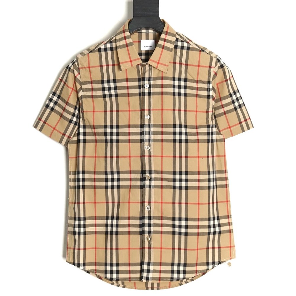 Burberry Classic Check Short Sleeve Shirt,Cheap Replica Reps Burberry