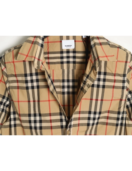 Burberry Classic Check Short Sleeve Shirt,Cheap Replica Reps Burberry