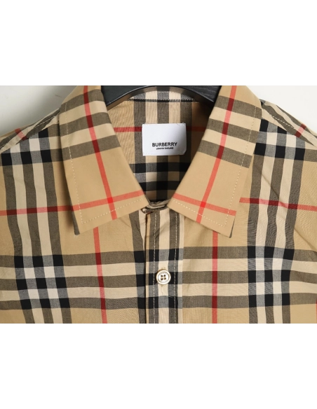 Burberry Classic Check Short Sleeve Shirt,Cheap Replica Reps Burberry