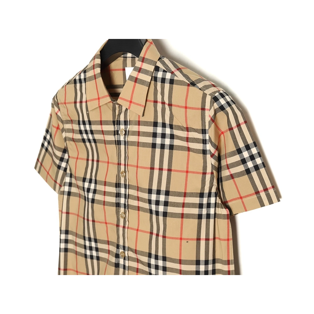 Burberry Classic Check Short Sleeve Shirt,Cheap Replica Reps Burberry