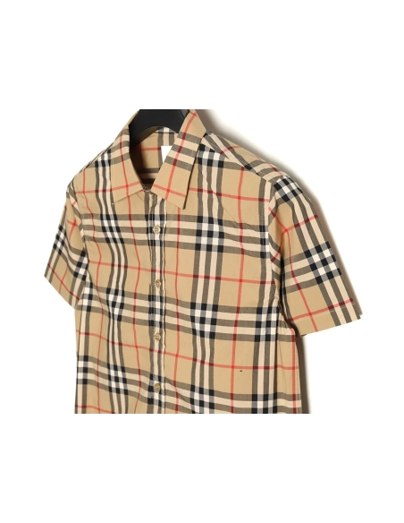 Burberry Classic Check Short Sleeve Shirt,Cheap Replica Reps Burberry