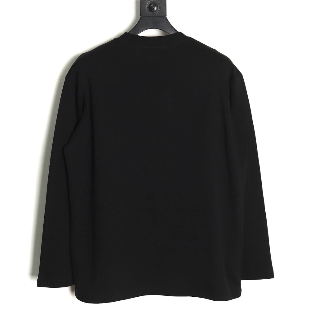Burberry Knight Horse Logo Embroidered Long Sleeve TSK1,Cheap Replica Reps Burberry