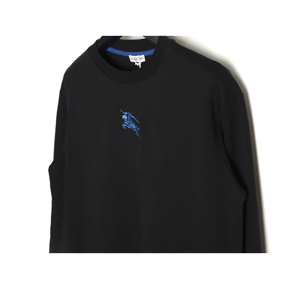 Burberry Knight Horse Logo Embroidered Long Sleeve TSK1,Cheap Replica Reps Burberry