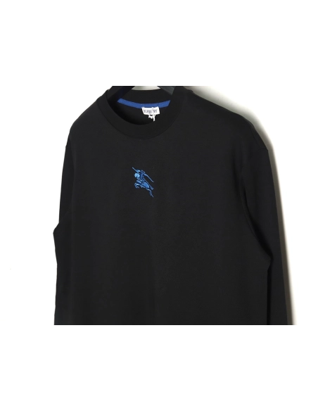 Burberry Knight Horse Logo Embroidered Long Sleeve TSK1,Cheap Replica Reps Burberry